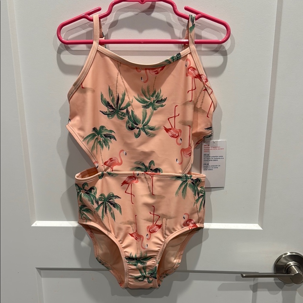 Tropical Flamingo One-Piece Swimsuit old Navy kids 8